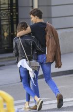 MARTINA STOESSEL and Pepe Barroso Jr Out in Madrid 03/20/2017
