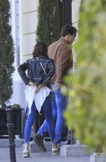 MARTINA STOESSEL and Pepe Barroso Jr Out in Madrid 03/20/2017