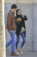 MARTINA STOESSEL and Pepe Barroso Jr Out in Madrid 03/20/2017