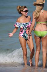 MARYSOL PATTON in Swimsuit on the Beach in Miami 03/12/2017