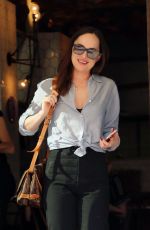 MELANIE GRIFFITH and DAKOTA JOHNSON Out for Lunch in Los Angeles 03/20/2017