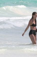 MELISSA BENOIST and Chris Wood at a Beach in Cancun 03/29/2017