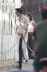 MELISSA BENOIST and Chris Wood Out in Cancun 03/26/2017