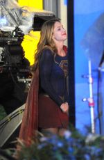 MELISSA BENOIST on the Set of 