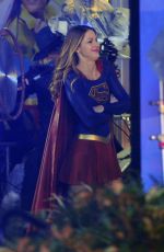 MELISSA BENOIST on the Set of 