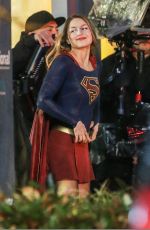 MELISSA BENOIST on the Set of 