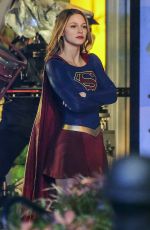 MELISSA BENOIST on the Set of 