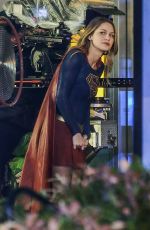 MELISSA BENOIST on the Set of 