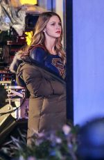 MELISSA BENOIST on the Set of 