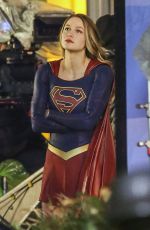 MELISSA BENOIST on the Set of 