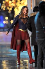 MELISSA BENOIST on the Set of 