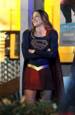 MELISSA BENOIST on the Set of 