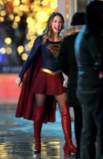 MELISSA BENOIST on the Set of 