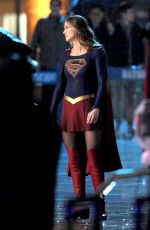 MELISSA BENOIST on the Set of 