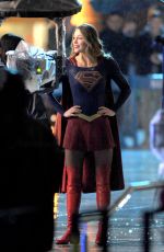 MELISSA BENOIST on the Set of 