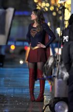 MELISSA BENOIST on the Set of 