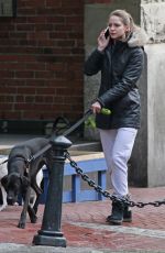 MELISSA BENOIST Walks Her Dogs Out in Vancouver 03/19/2017