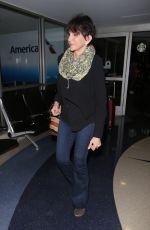 MERCEDES RUEHL at LAX Airport in Los Angeles 03/06/2017