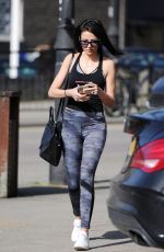 MICHELLE KEEGAN in Tights Out and About in Essex 03/13/2017