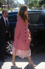 MICHELLE MONAGHAN Arrives at NBC Party in Los Angeles 03/06/2017