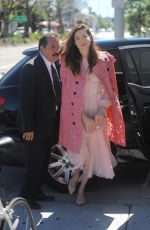 MICHELLE MONAGHAN Arrives at NBC Party in Los Angeles 03/06/2017
