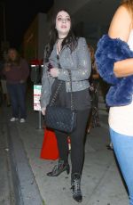 MICHELLE TRACHTENBERG Leaves Catch La in West Hollywood 03/24/2017