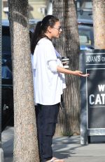 MILA KUNIS Out for Breakfast in Los Angeles 03/18/2017