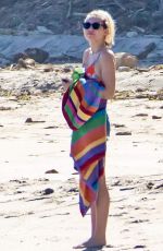 MILEY CYRUS and Liam Hemsworth at a Beach in Malibu 03/01/2017