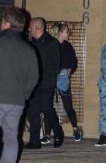 MILEY CYRUS Arrives at Nobu Restaurant in Los Angeles 03/28/2017