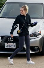 MILEY CYRUS Out for Lunch in Malibu 02/26/2017