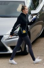 MILEY CYRUS Out for Lunch in Malibu 02/26/2017