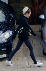 MILEY CYRUS Out for Lunch in Malibu 02/26/2017
