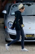 MILEY CYRUS Out for Lunch in Malibu 02/26/2017