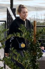 MILEY CYRUS Out for Lunch in Malibu 02/26/2017