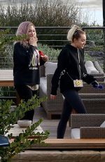 MILEY CYRUS Out for Lunch in Malibu 02/26/2017