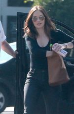 MINKA KELLY at Nine Zero One Hair Salon in West Hollywood 03/01/2017