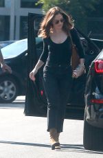 MINKA KELLY at Nine Zero One Hair Salon in West Hollywood 03/01/2017