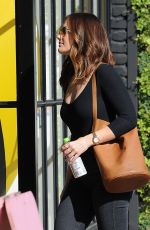 MINKA KELLY at Nine Zero One Hair Salon in West Hollywood 03/01/2017