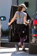 MINKA KELLY Leaves a Gym in Los Angeles 03/02/2017