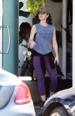 MINKA KELLY Leaves a Gym in Los Angeles 03/02/2017