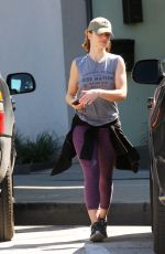 MINKA KELLY Leaves a Gym in Los Angeles 03/02/2017