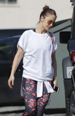 MINKA KELLY Leaves a Gym in Los Angeles 03/23/2017