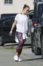 MINKA KELLY Leaves a Gym in Los Angeles 03/23/2017