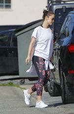 MINKA KELLY Leaves a Gym in Los Angeles 03/23/2017