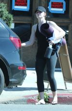MINKA KELLY Leaves Yoga Studio in Los Angeles 02/28/2017