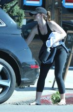 MINKA KELLY Leaves Yoga Studio in Los Angeles 02/28/2017