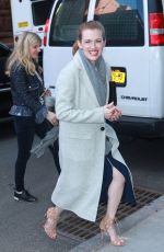 MIREILLE ENOS Out and About in New York 03/08/2017