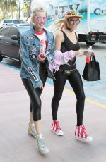 MIRIAM and OLIVIA NERVO Leaves Their Hotel in Miami 03/23/2017