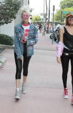 MIRIAM and OLIVIA NERVO Leaves Their Hotel in Miami 03/23/2017