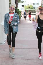 MIRIAM and OLIVIA NERVO Leaves Their Hotel in Miami 03/23/2017